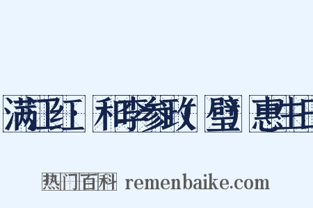 满江红·和李参政(璧)惠生日是什么意思的图片